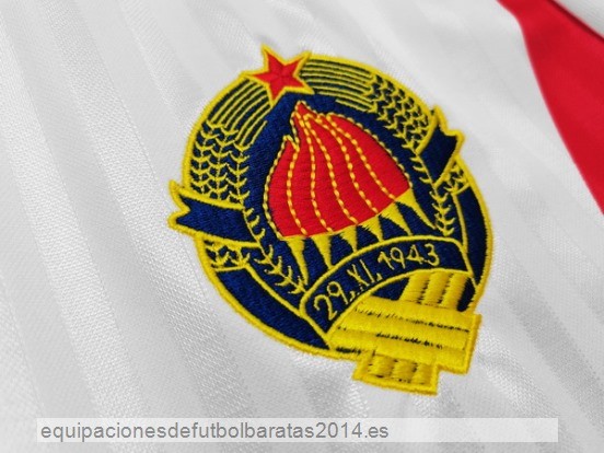 Nuevo 2ª Camiseta Yugoslavia Retro 1990 Blanco Baratas